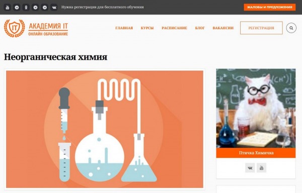 Рейтинг лучших онлайн-школ по химии на 2024 год