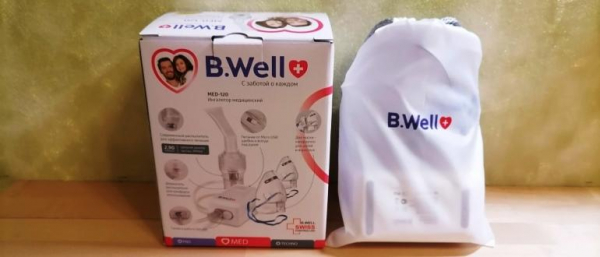 Компрессорный ингалятор B.Well MED-120 &ndash; полный обзор компактного небулайзера
