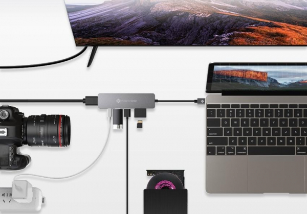USB-концетратор NOVOO 6 в 1- обзор уникального хаба 6 в 1