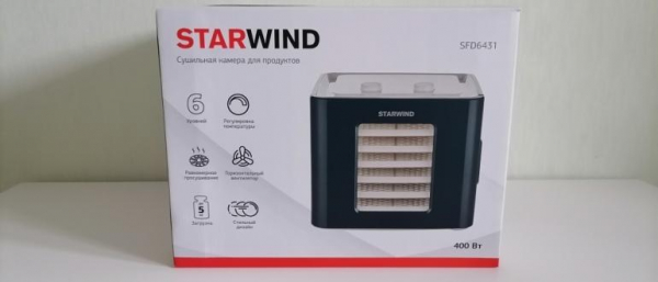 Cушильная камера STARWIND SFD6431 &mdash; полный обзор компактного дегидратора